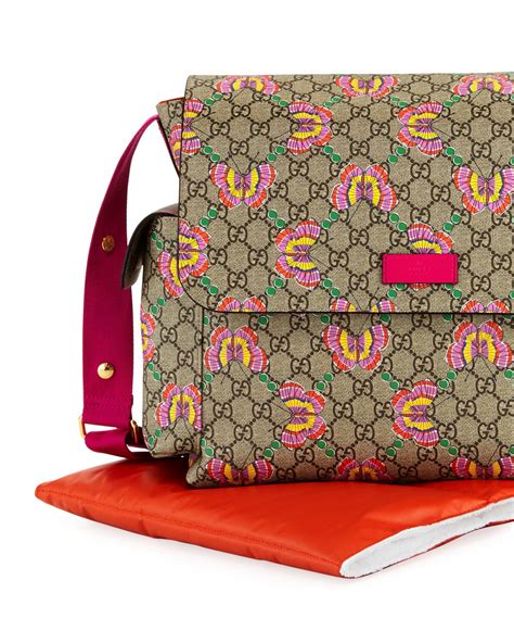 gucci diaper bag butterfly|authentic gucci diaper bag.